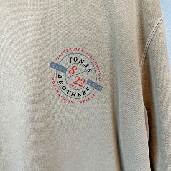 Jonas Brothers Indy Crew Neck Offical Tour Sweatshirt Unisex Large 2023 - Picture 2 of 5